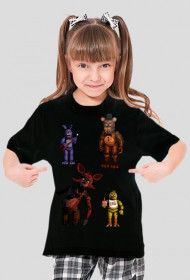 FNAF koszulka dla dziewczynki. MT
