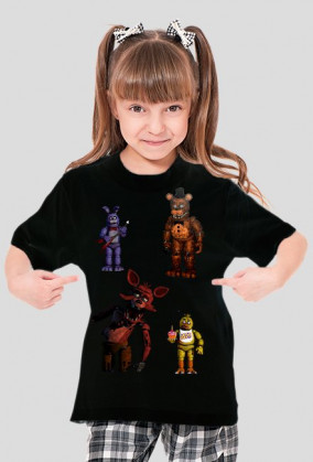 FNAF koszulka dla dziewczynki. MT