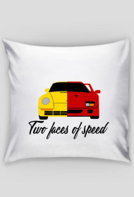 Poduszka Two faces of speed
