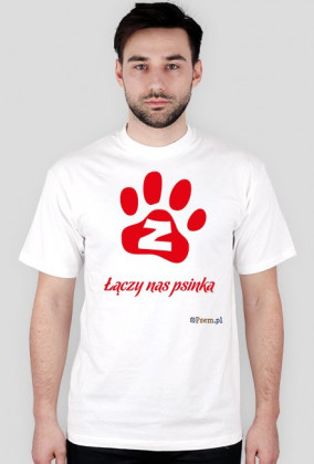 Łączy nas psinka - koszulka męska TS