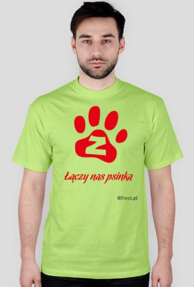 Łączy nas psinka - koszulka męska TS