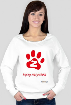 Łączy nas psinka - bluza damska