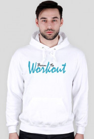 Bluza BornToWorkout logo Biała
