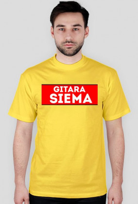Koszulka gitara siema