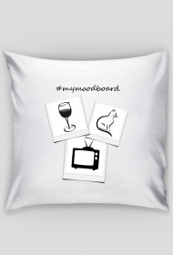 #moodboard - Poducha Wino/Koty/TV