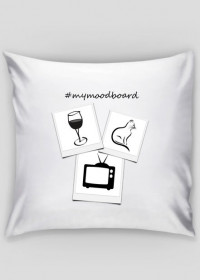 #moodboard - Poducha Wino/Koty/TV