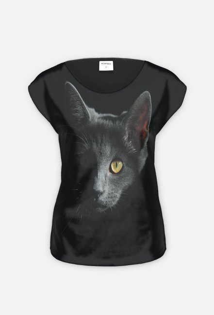 koszulka " czarny kot"