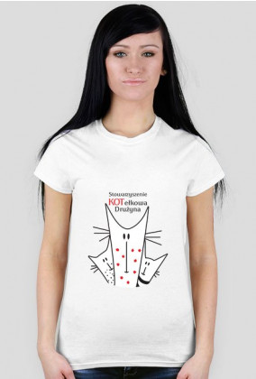Koszulka damska z logiem Kotełkowej Drużyny
