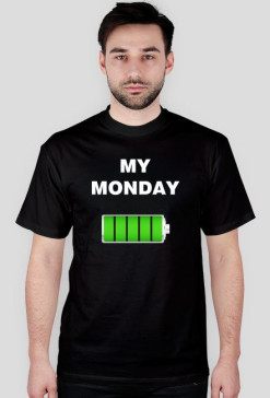"My monday" - koszulka męska