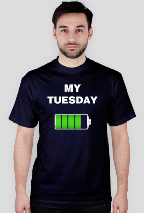 "My tuesday" - koszulka męska