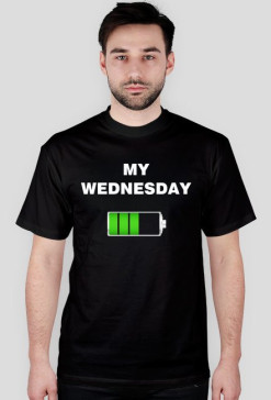 "My wednesday" - koszulka męska