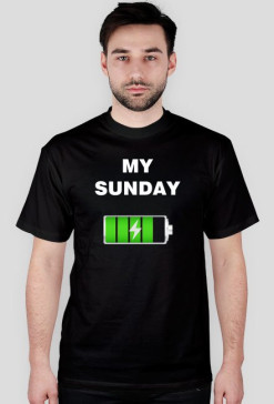 "My sunday" - koszulka męska