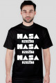 MASA RZEŹBA MASA black t-shirt