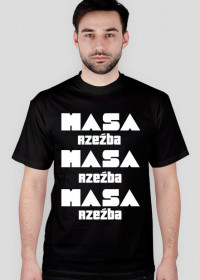 MASA RZEŹBA MASA black t-shirt