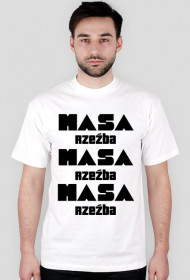 MASA RZEŹBA MASA white t-shirt