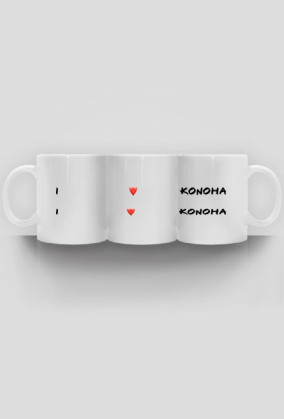 Kubek I❤️Konoha