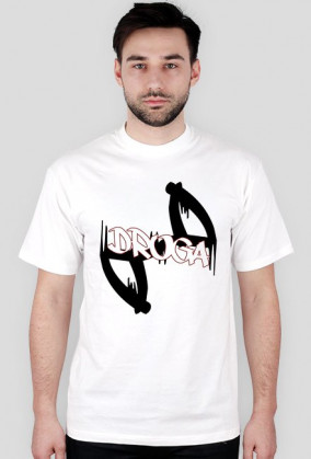 Koszulka biała DOMiNO x DARO - DROGA (EP 2014) (wersja limitowana)