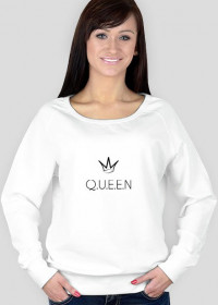 queen white sweatshirt