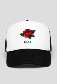 rose white cap