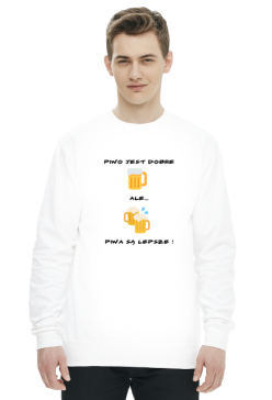 Bluza klasyk Piwa White