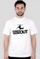 Street workout logo - koszulka - biała