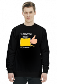 Bluza Męska"To prawdziwy tatuaż? Nie, z chipsów"