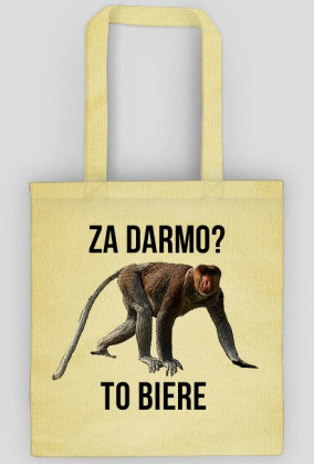 Torba na zakupy Za darmo to biere