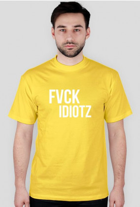 T-shirt 'fvck idiotz' 2