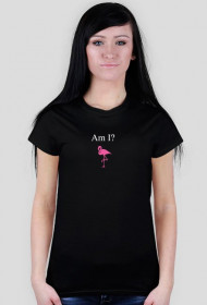 flamingo black t-shirt