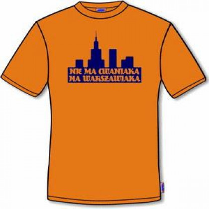 Nie ma Cwaniaka T-Shirt Orange Men