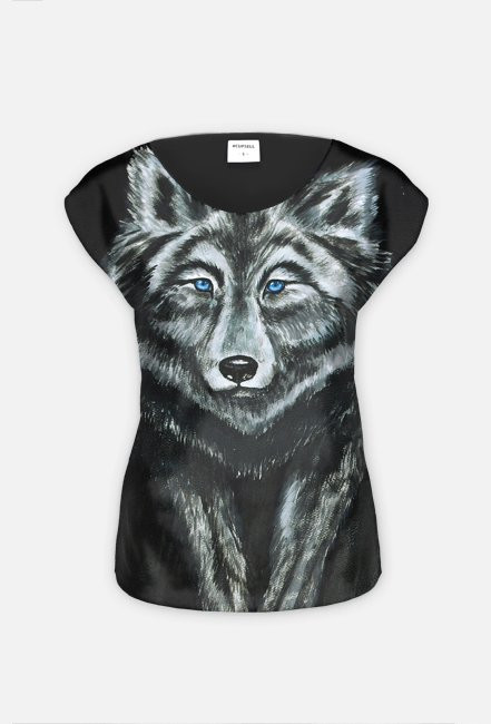 koszulka damska blacK Mind "Wild Wolf" ( wilk )