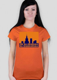 Nie ma Cwaniaka T-Shirt Orange Women