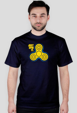 CreativeWear Fidget Spinner Just Spin It Azure M