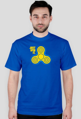 CreativeWear Fidget Spinner Just Spin It Azure M