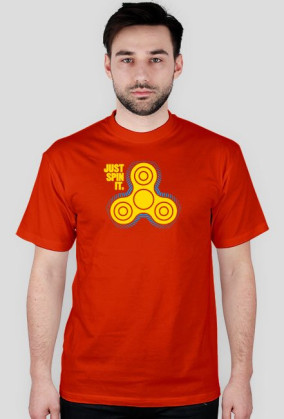 CreativeWear Fidget Spinner Just Spin It Azure M
