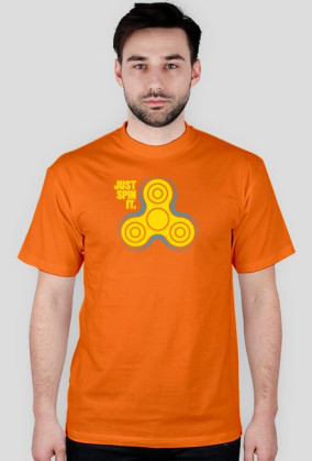 CreativeWear Fidget Spinner Just Spin It Azure M