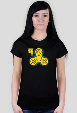 CreativeWear Fidget Spinner Just Spin It Azure F