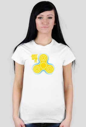 CreativeWear Fidget Spinner Just Spin It Azure F