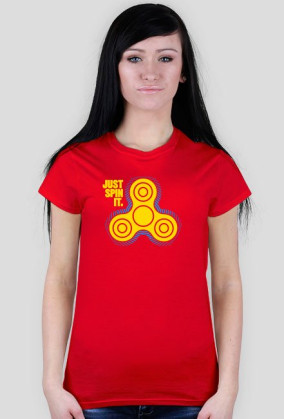 CreativeWear Fidget Spinner Just Spin It Azure F