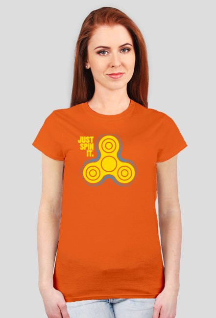 CreativeWear Fidget Spinner Just Spin It Azure F