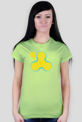 CreativeWear Fidget Spinner Just Spin It Azure F