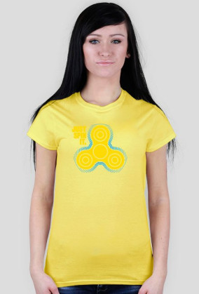 CreativeWear Fidget Spinner Just Spin It Azure F