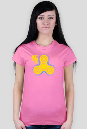 CreativeWear Fidget Spinner Just Spin It Azure F