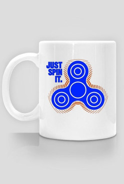 CreativeWear Fidget Spinner Just Spin It Azure Kubek