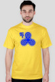 CreativeWear Fidget Spinner Just Spin It Blue M