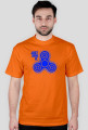 CreativeWear Fidget Spinner Just Spin It Blue M