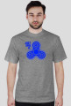 CreativeWear Fidget Spinner Just Spin It Blue M