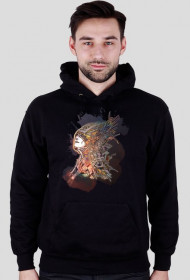 Bluza z kapturem Cybrella czerwień