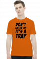 Don't grow up - it's a trap! (t-shirt męski) ciemna grafika