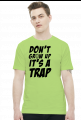 Don't grow up - it's a trap! (t-shirt męski) ciemna grafika